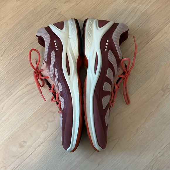Ecco Biom Fjuel Racer Women's Running Shoes Peach Pink Beige - Picture 5 of 10